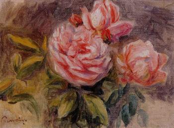 Pierre Auguste Renoir : Roses III